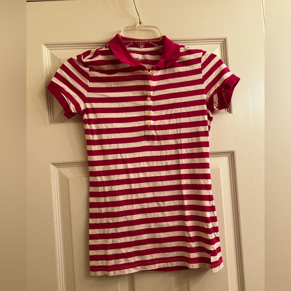 Aeropostale striped pink top
